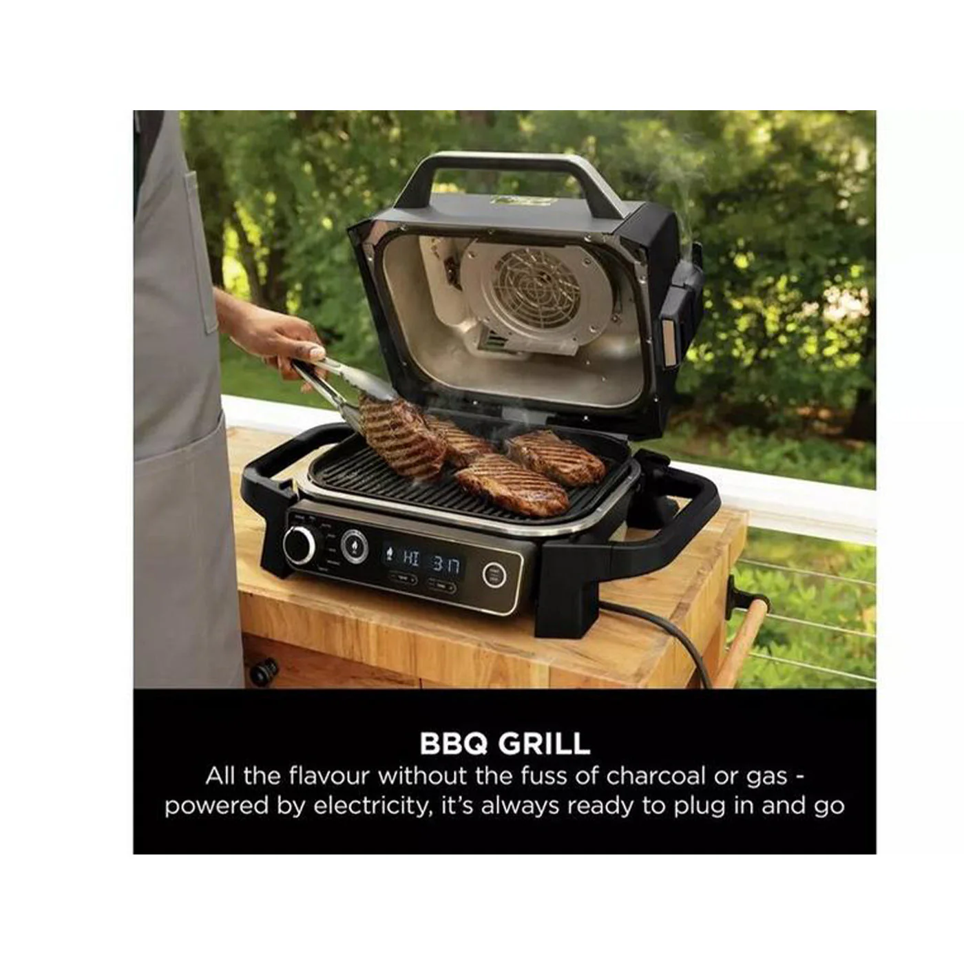 Ninja OG701UK Woodfire Electric BBQ Grill and Smoker - Image 6