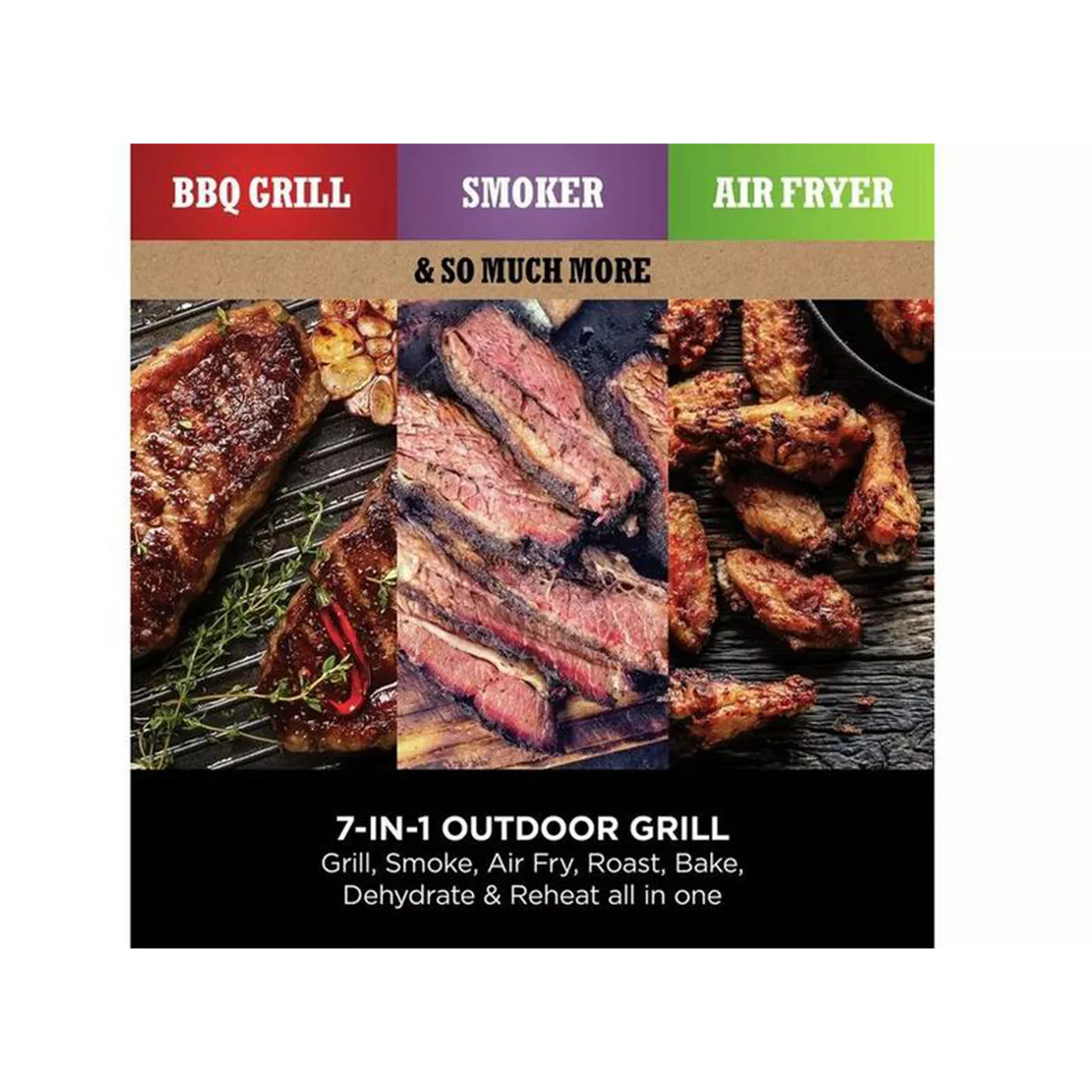 Ninja OG701UK Woodfire Electric BBQ Grill and Smoker - Image 7