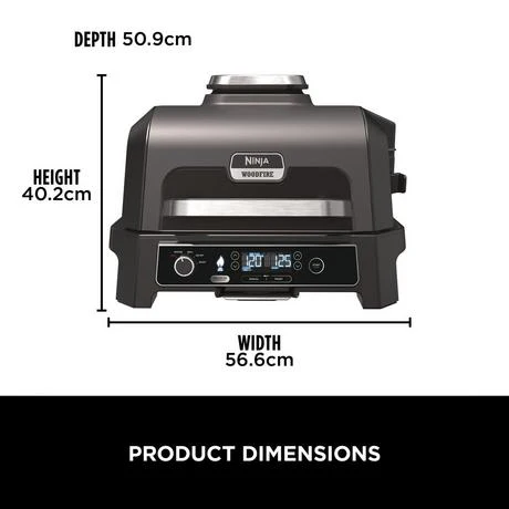 Ninja OG850UK Woodfire Pro XL Electric BBQ Grill & Smoker - Image 13