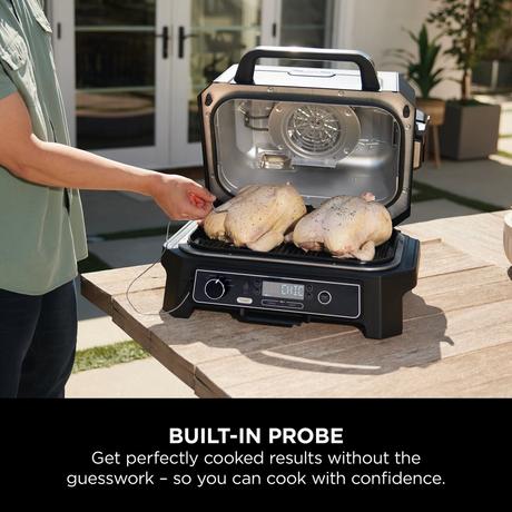 Ninja OG850UK Woodfire Pro XL Electric BBQ Grill & Smoker - Image 7