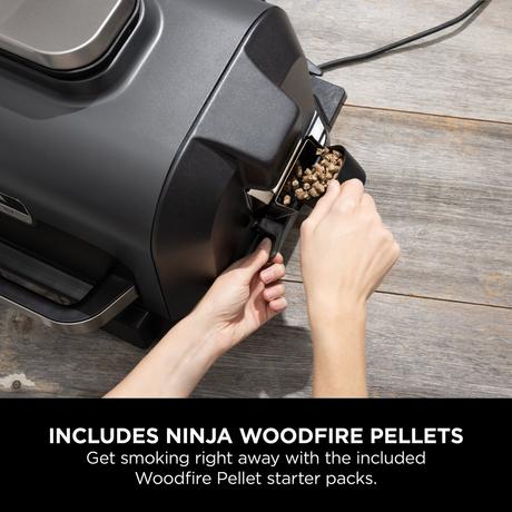 Ninja OG850UK Woodfire Pro XL Electric BBQ Grill & Smoker - Image 9