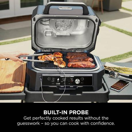 Ninja OG901UK Woodfire Pro Connect XL Electric BBQ Grill & Smoker Blue - Image 11