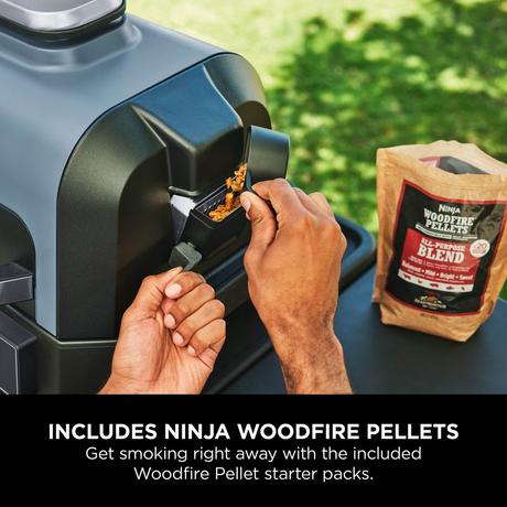 Ninja OG901UK Woodfire Pro Connect XL Electric BBQ Grill & Smoker Blue - Image 15