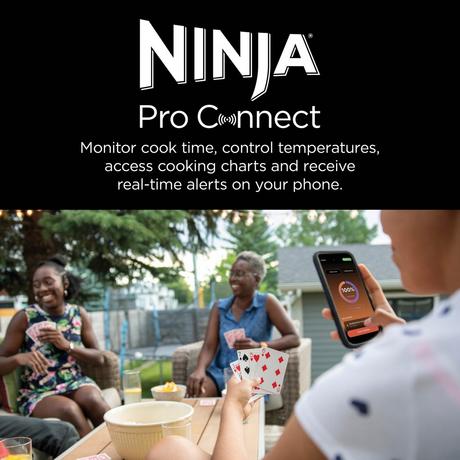 Ninja OG901UK Woodfire Pro Connect XL Electric BBQ Grill & Smoker Blue - Image 5