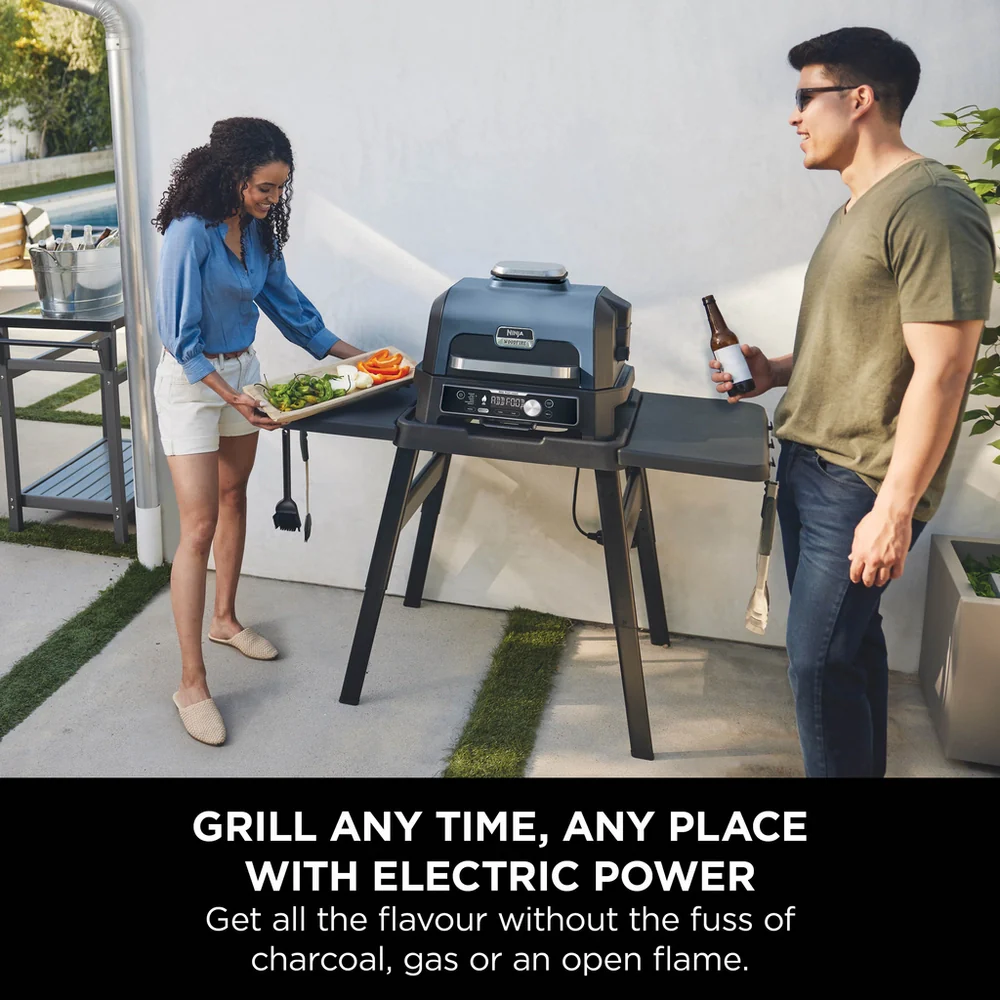 Ninja OG901UK Woodfire Pro Connect XL Electric BBQ Grill & Smoker with Cover and Woodfire Pellets OG901UKCOVKIT - Image 12