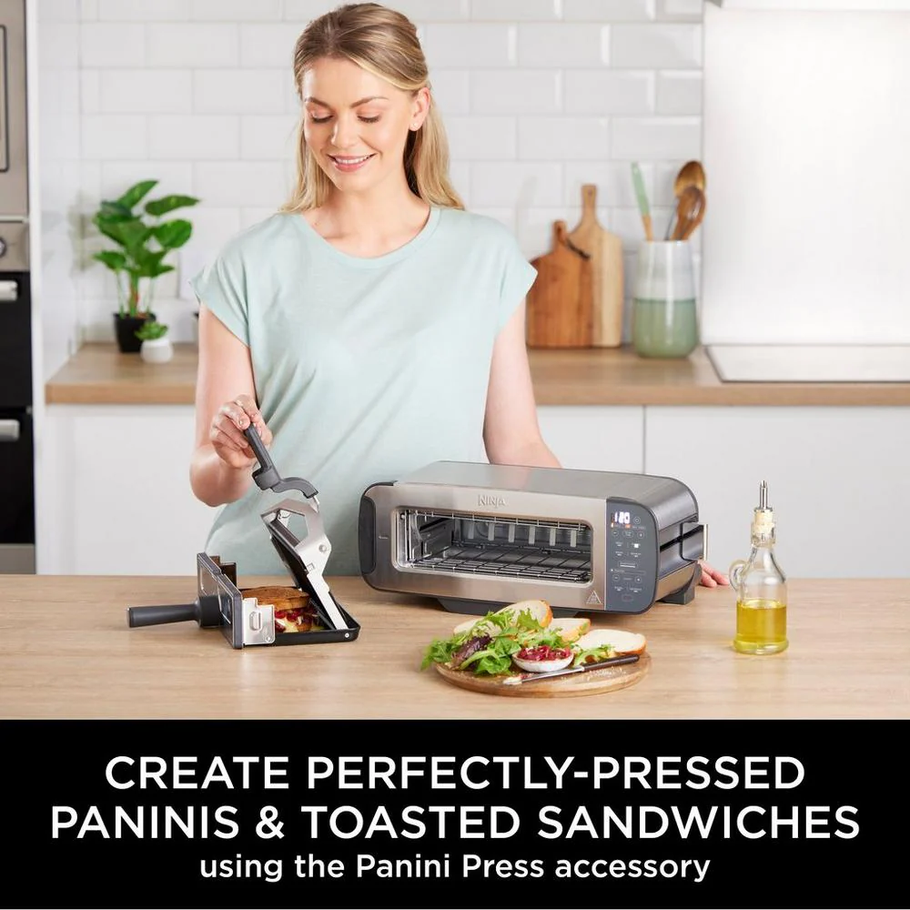 Ninja ST202UK 3-in-1 2 Slice Toaster - Grill and Panini Press - Stainless Steel - Image 7