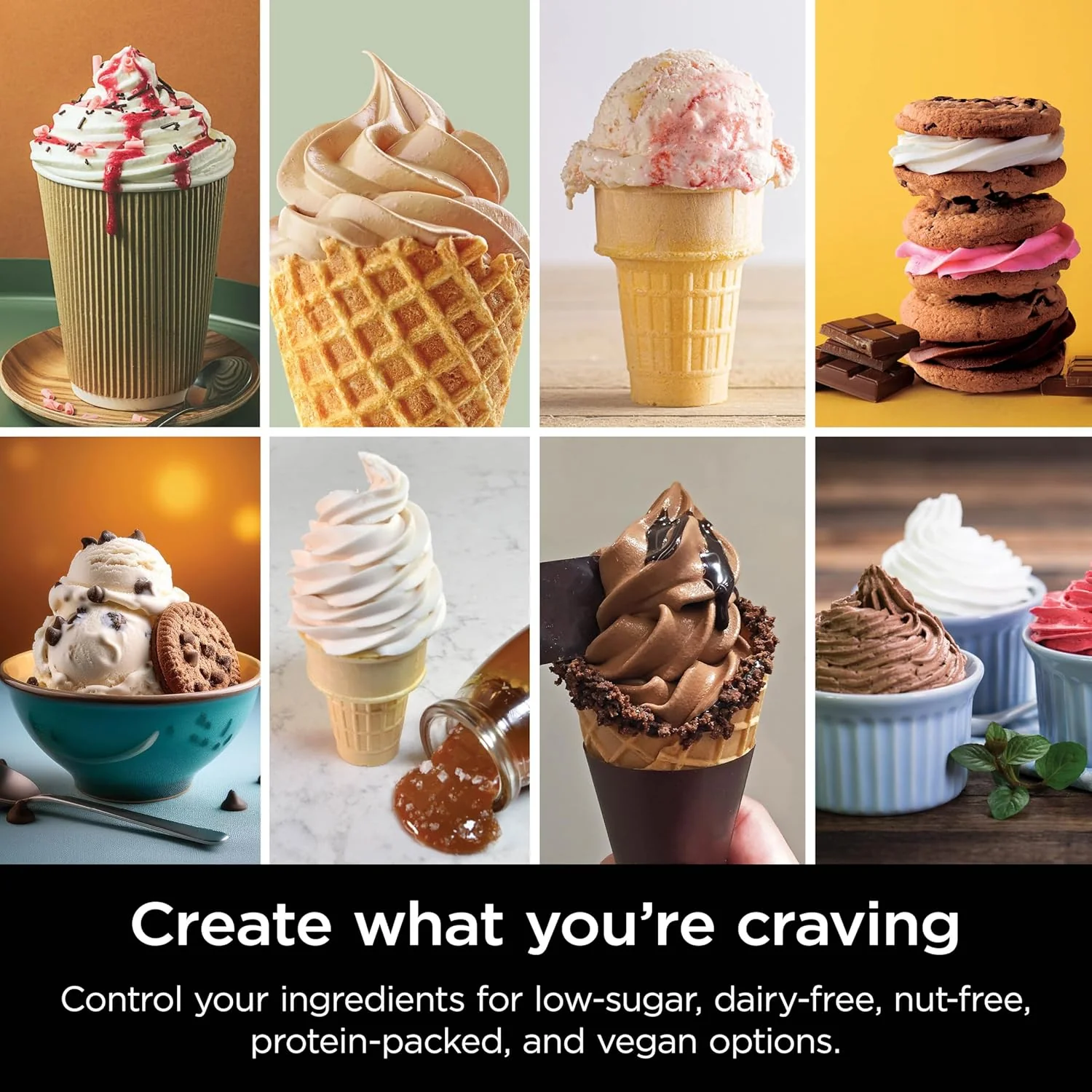 Ninja Swirl by CREAMi 13 in 1 Soft Serve and Ice Cream Maker NC701UK - Platinum Silver - Image 12