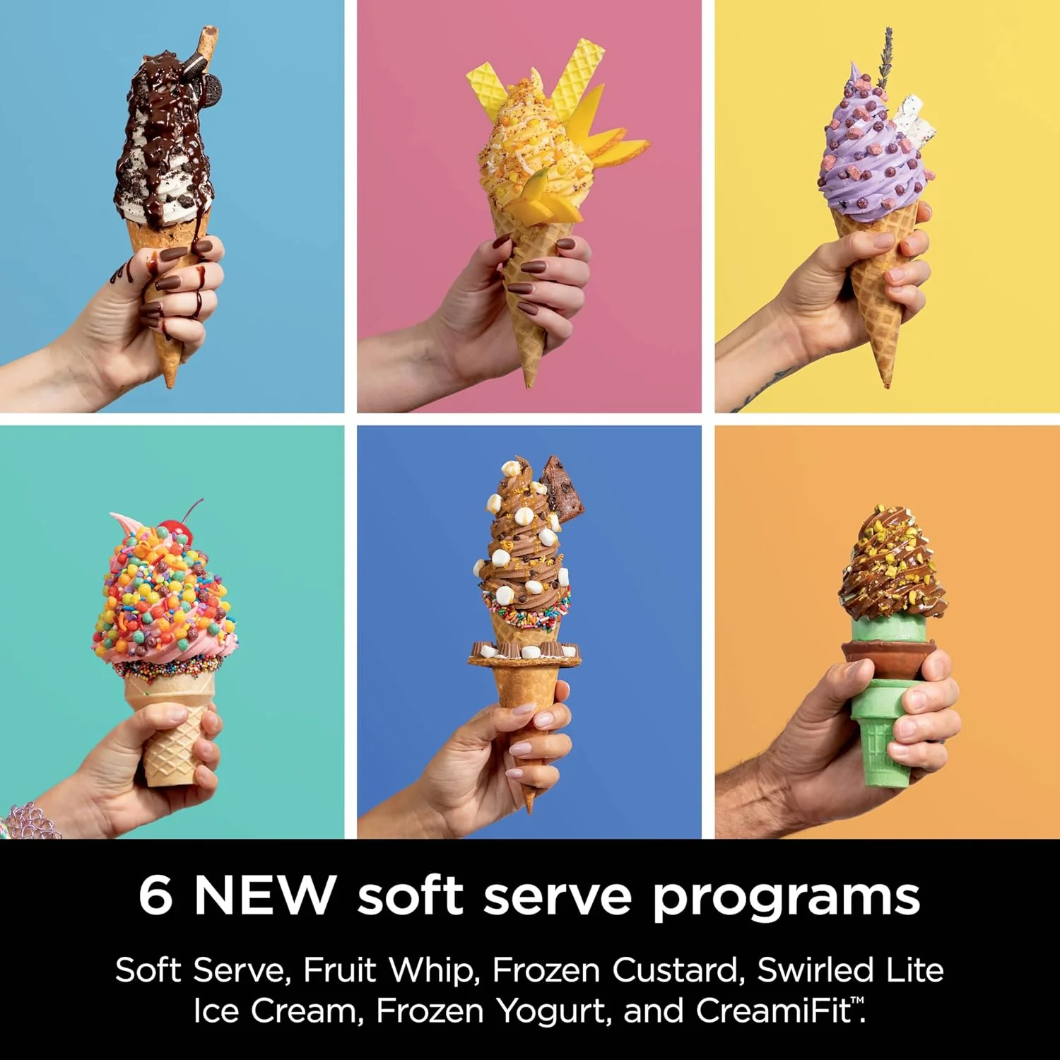 Ninja Swirl by CREAMi 13 in 1 Soft Serve and Ice Cream Maker NC701UK - Platinum Silver - Image 2