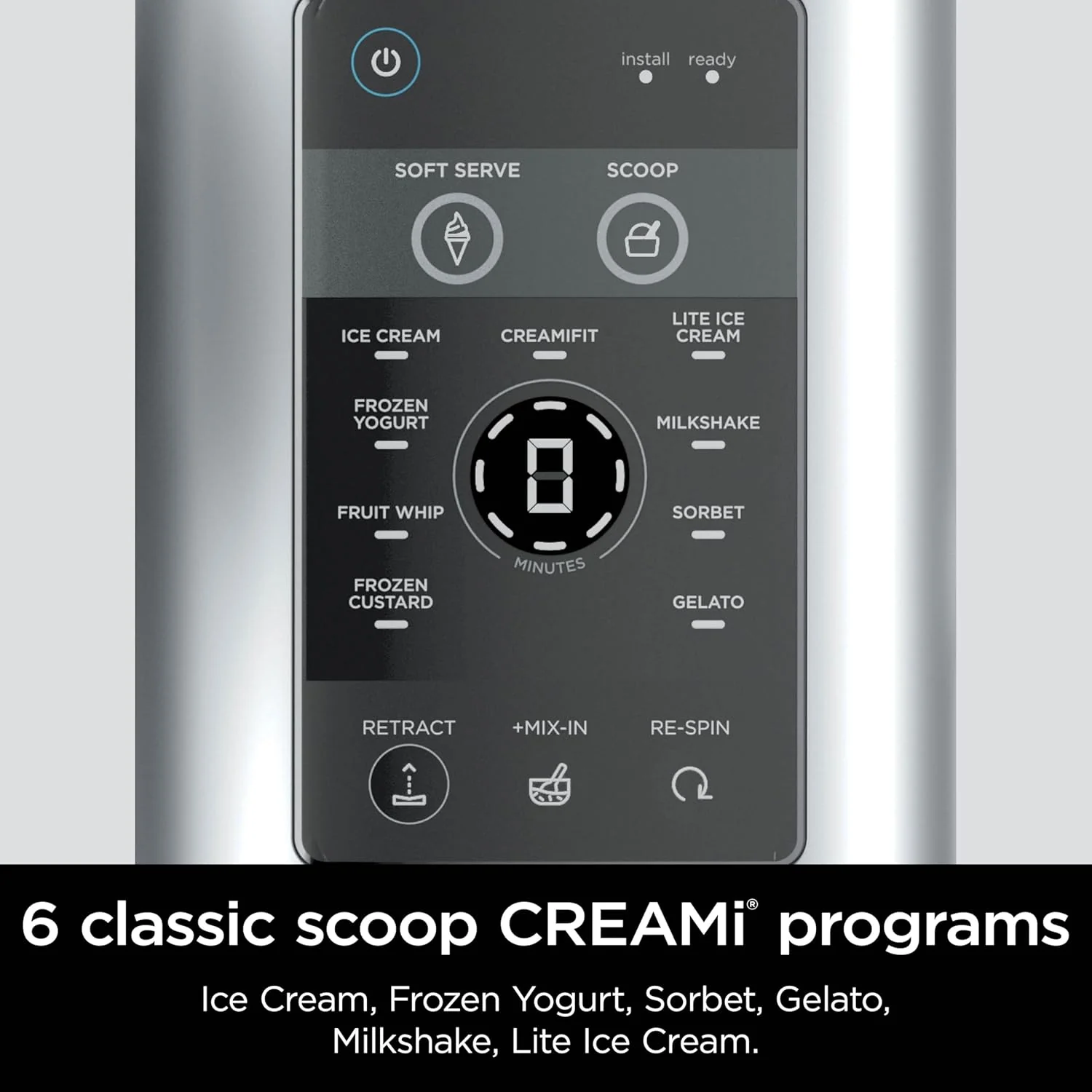 Ninja Swirl by CREAMi 13 in 1 Soft Serve and Ice Cream Maker NC701UK - Platinum Silver - Image 5