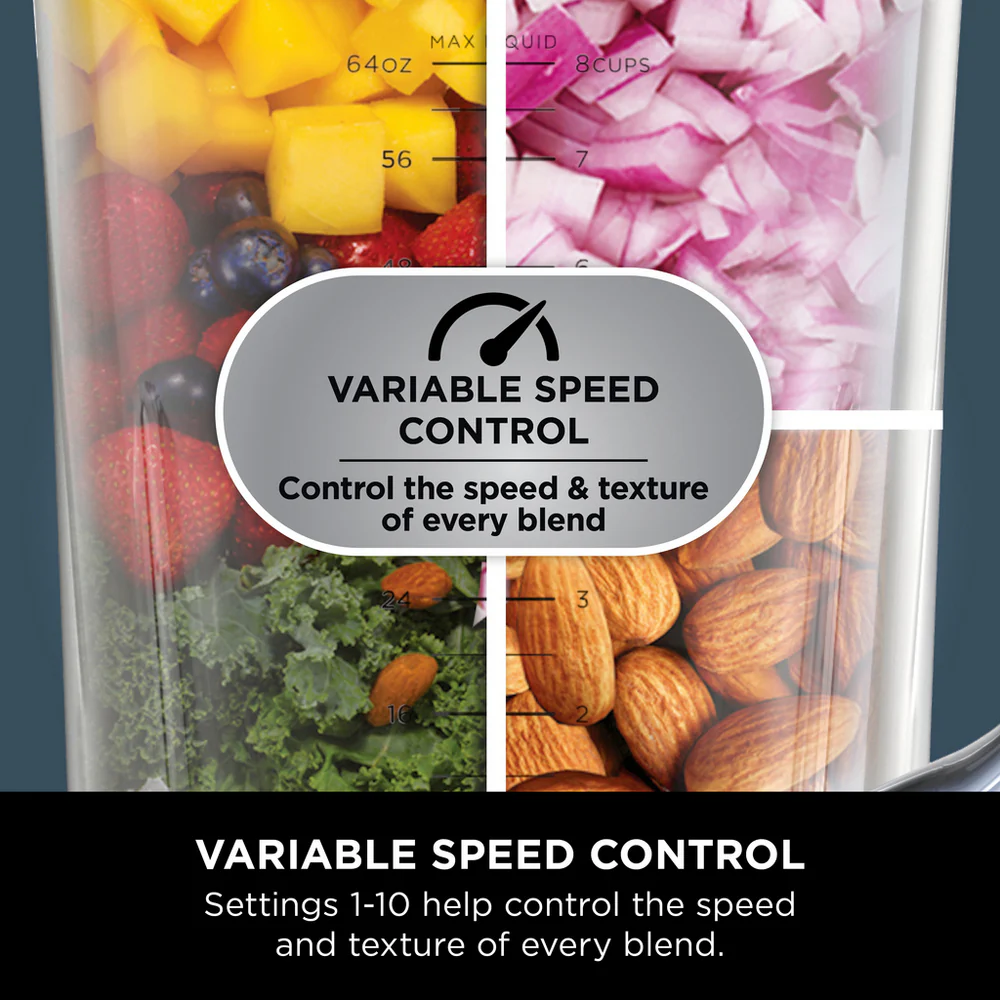 Ninja TB401UK Detect Power Blender and Processor Pro with Blendsense Technology Black - Image 10