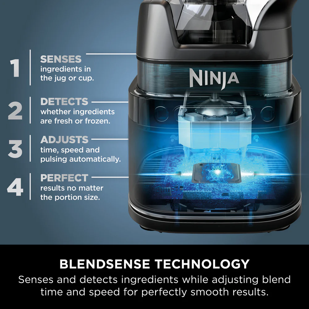 Ninja TB401UK Detect Power Blender and Processor Pro with Blendsense Technology Black - Image 2