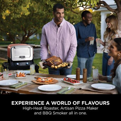 Ninja Woodfire Electric Outdoor Oven Artisan Pizza Maker and BBQ Smoker Terracota OO101UK - Image 10