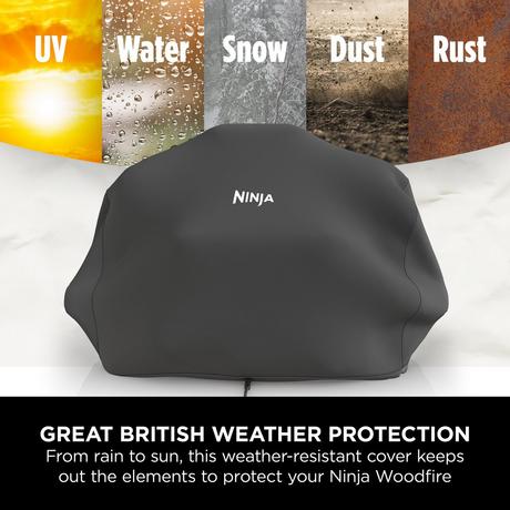 Ninja XSKCOVEREUUK Woodfire Electric BBQ Cover Black - Image 5