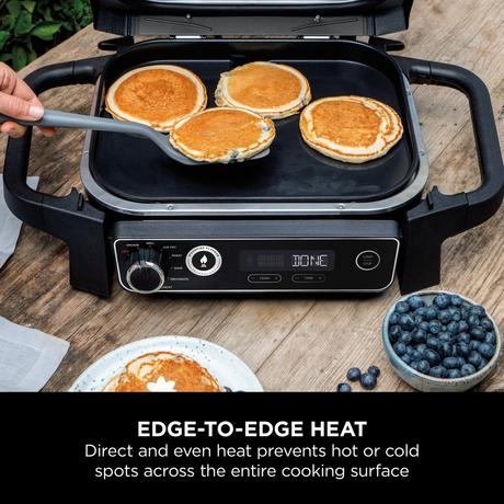 Ninja XSKGRIDPLTEUK Woodfire Electric BBQ Flat Plate Black - Image 4