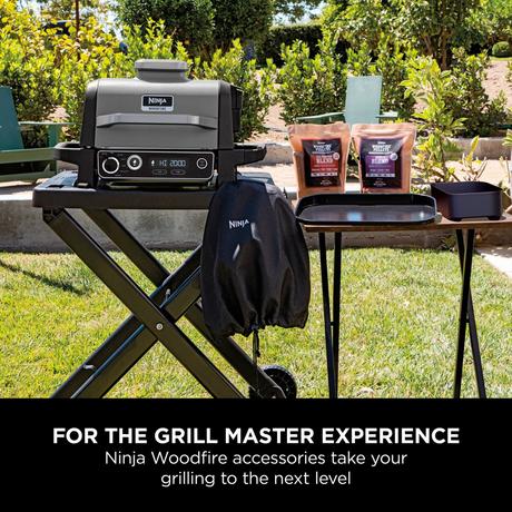 Ninja XSKGRIDPLTEUK Woodfire Electric BBQ Flat Plate Black - Image 7