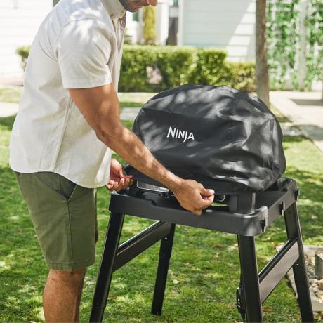 Ninja XSKOGXLCVREU Woodfire XL Electric BBQ Grill Cover Black - Image 4