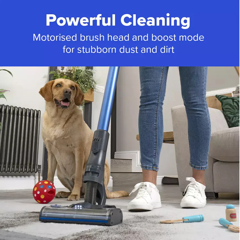 Numatic Henry Quick Pet Cordless Stick Vacuum Cleaner up to 60 Minutes Run Time - Blue 916634 - Image 6