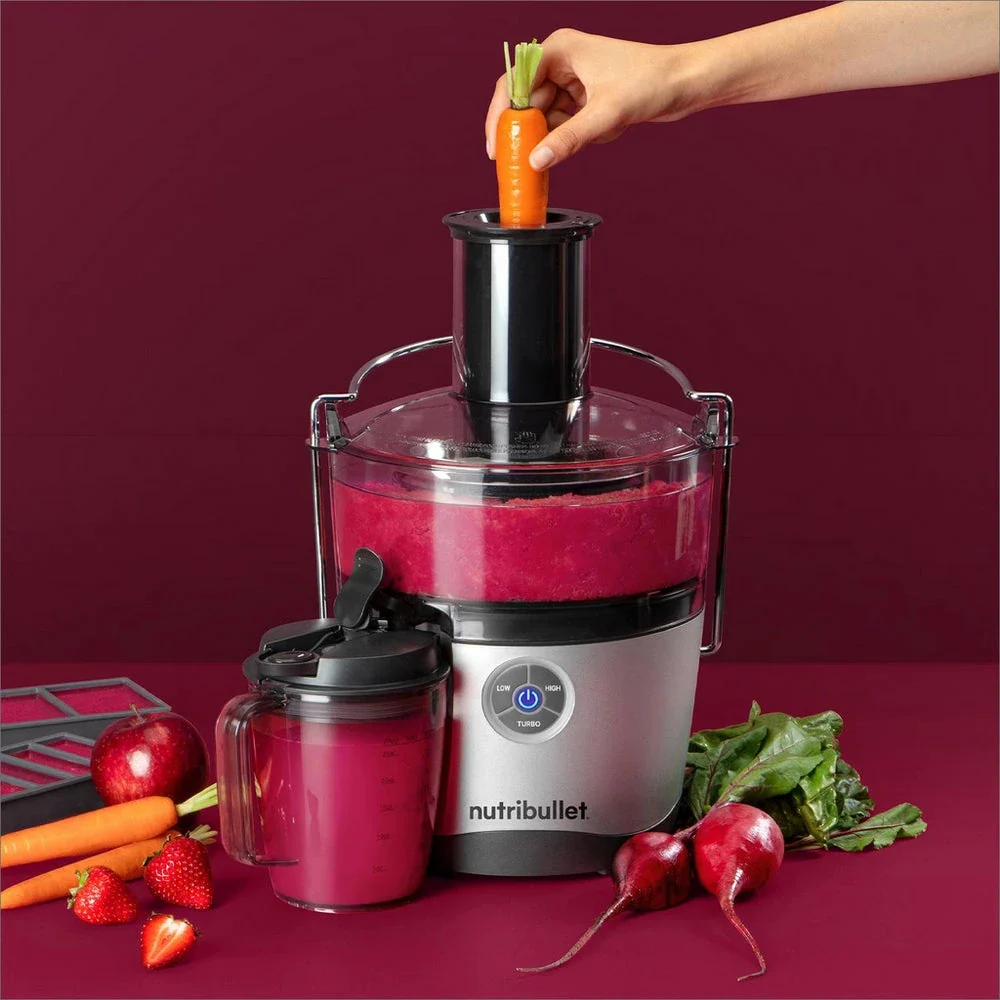 Nutribullet 1000W Juicer Pro NBJ-200 - Silver - Image 12