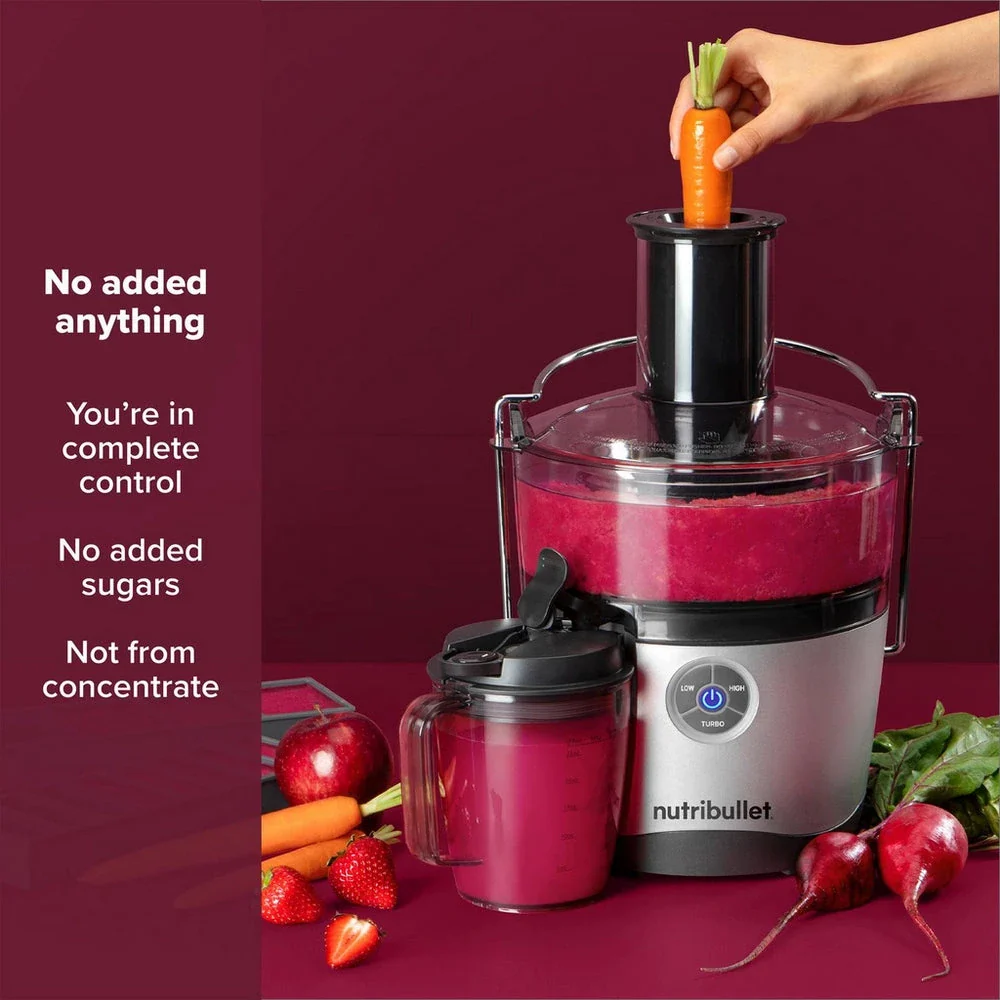 Nutribullet 1000W Juicer Pro NBJ-200 - Silver - Image 6