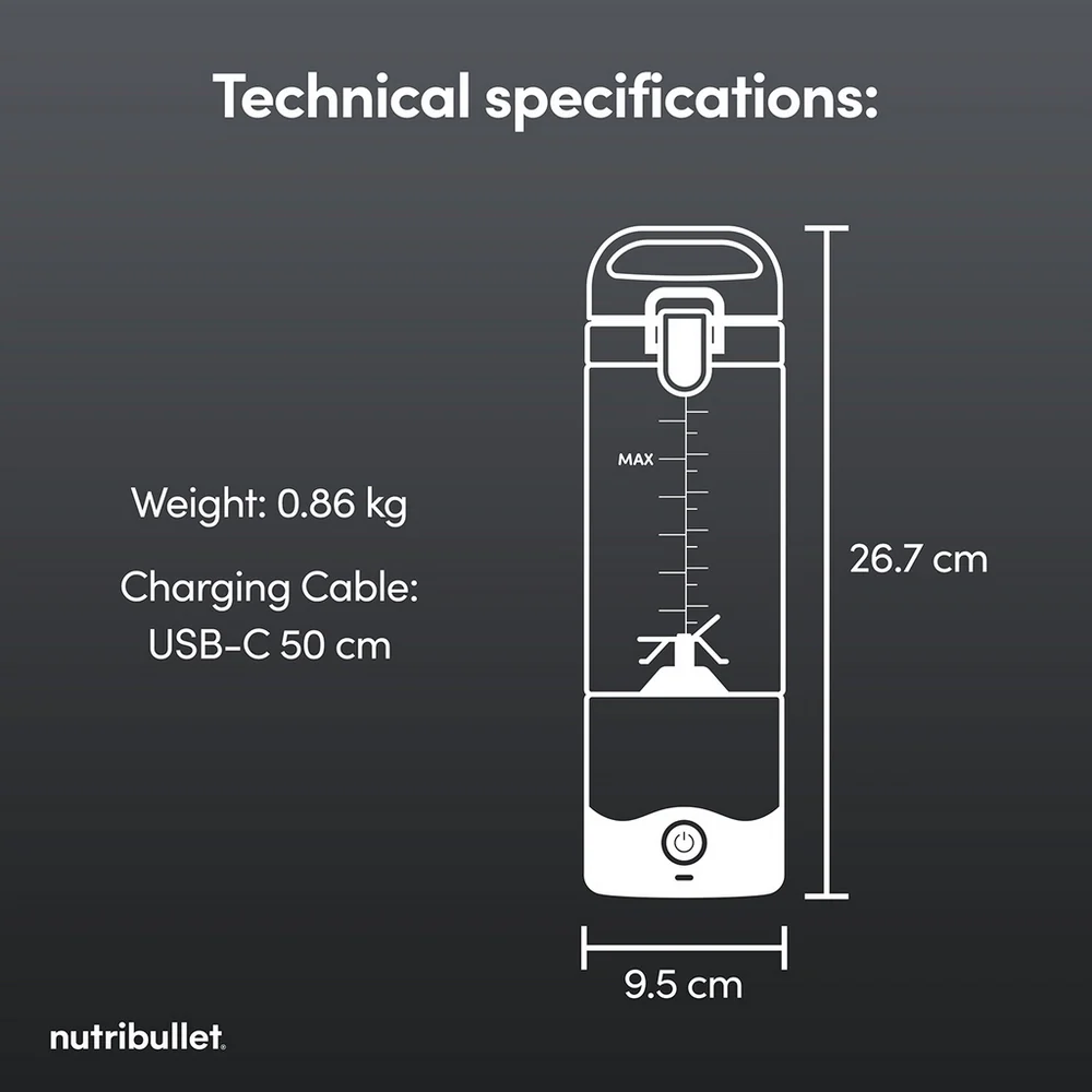 Nutribullet McLaren F1 Team Edition Portable Blender 2778 – Papaya - Image 8
