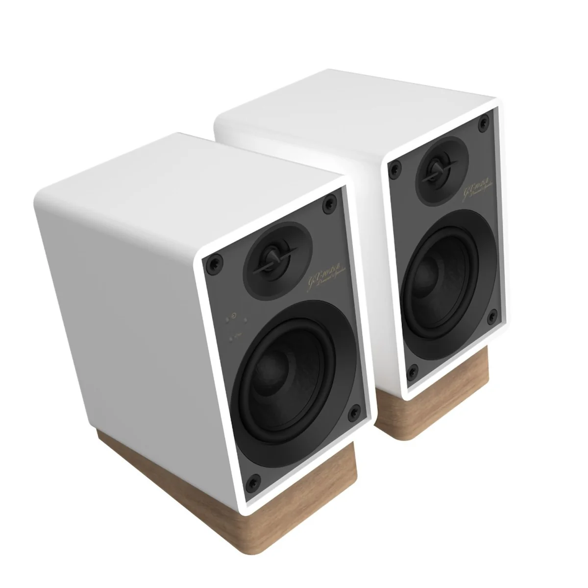 Onkyo Creator Series GX-10DB Active Bookshelf Speakers Pair - White - Image 2