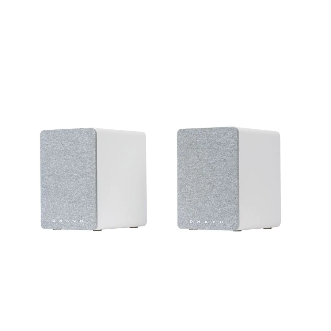Onkyo Creator Series GX-10DB Active Bookshelf Speakers Pair - White - Image 3