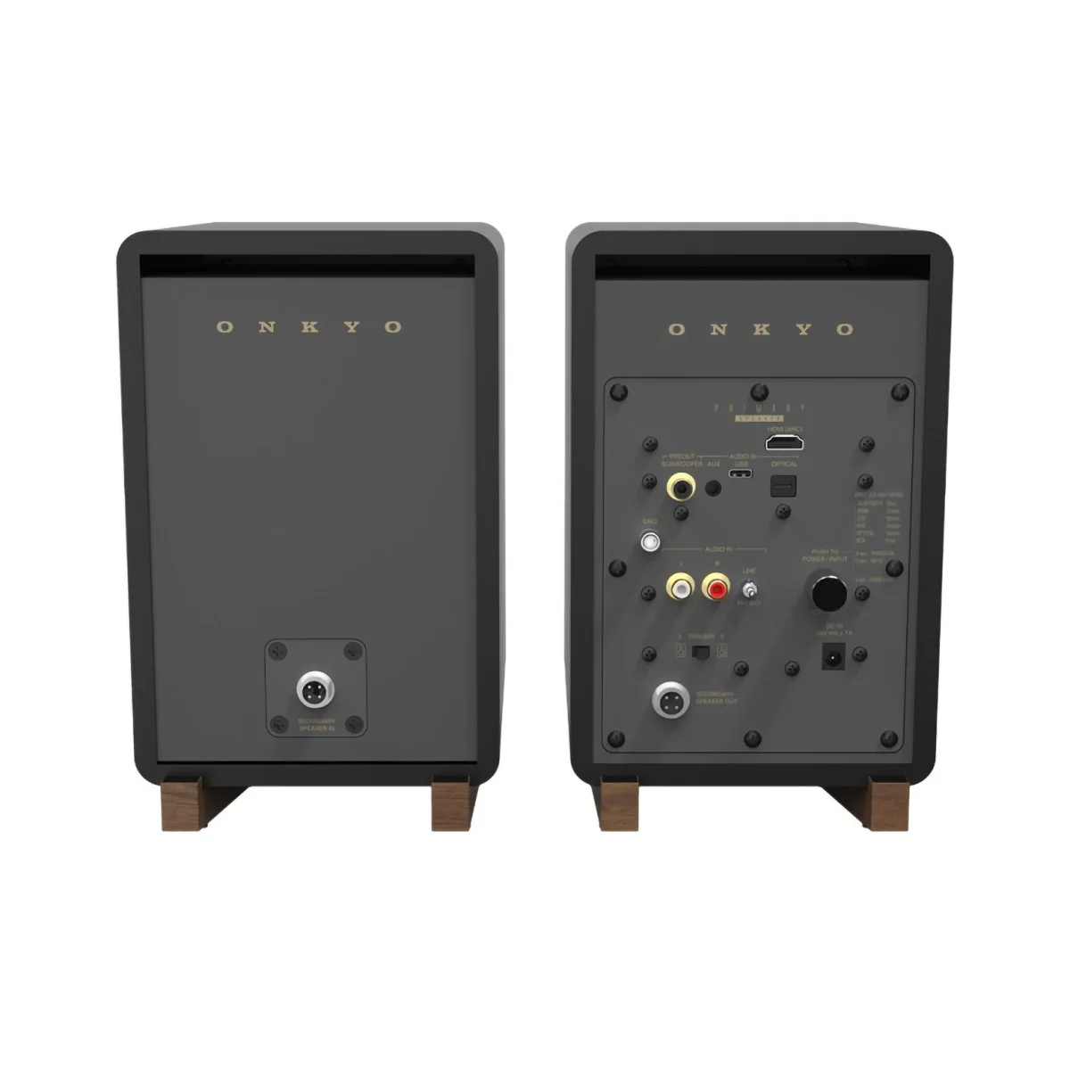 Onkyo Creator Series GX-30ARC Active Bookshelf Speakers Pair - Black - Image 5