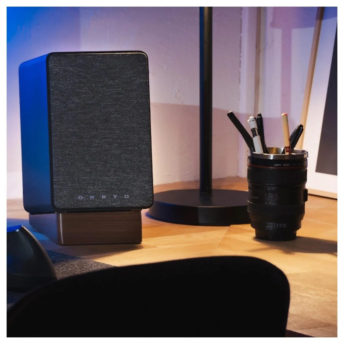 Onkyo Creator Series GX-30ARC Active Bookshelf Speakers Pair - Black - Image 9