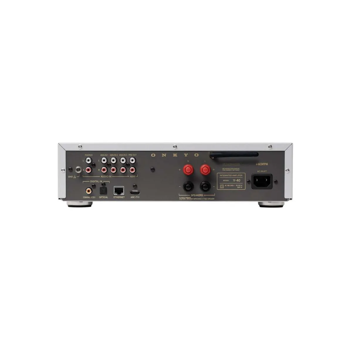 Onkyo Muse Y-40 150W Network Streamer & Integrated Amplifier Silver - Image 3