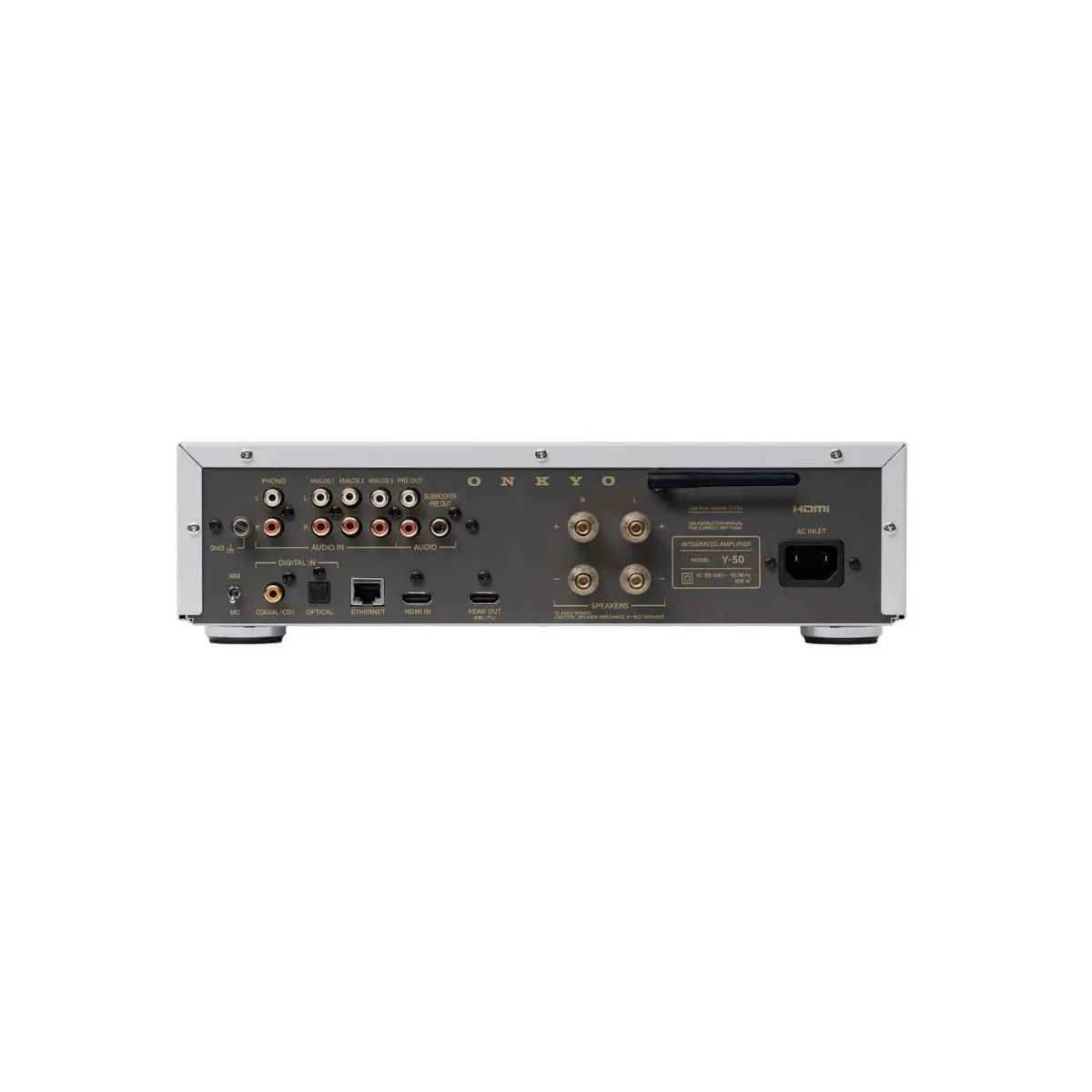 Onkyo Muse Y-50 250W Network Streamer & Integrated Amplifier Silver - Image 3