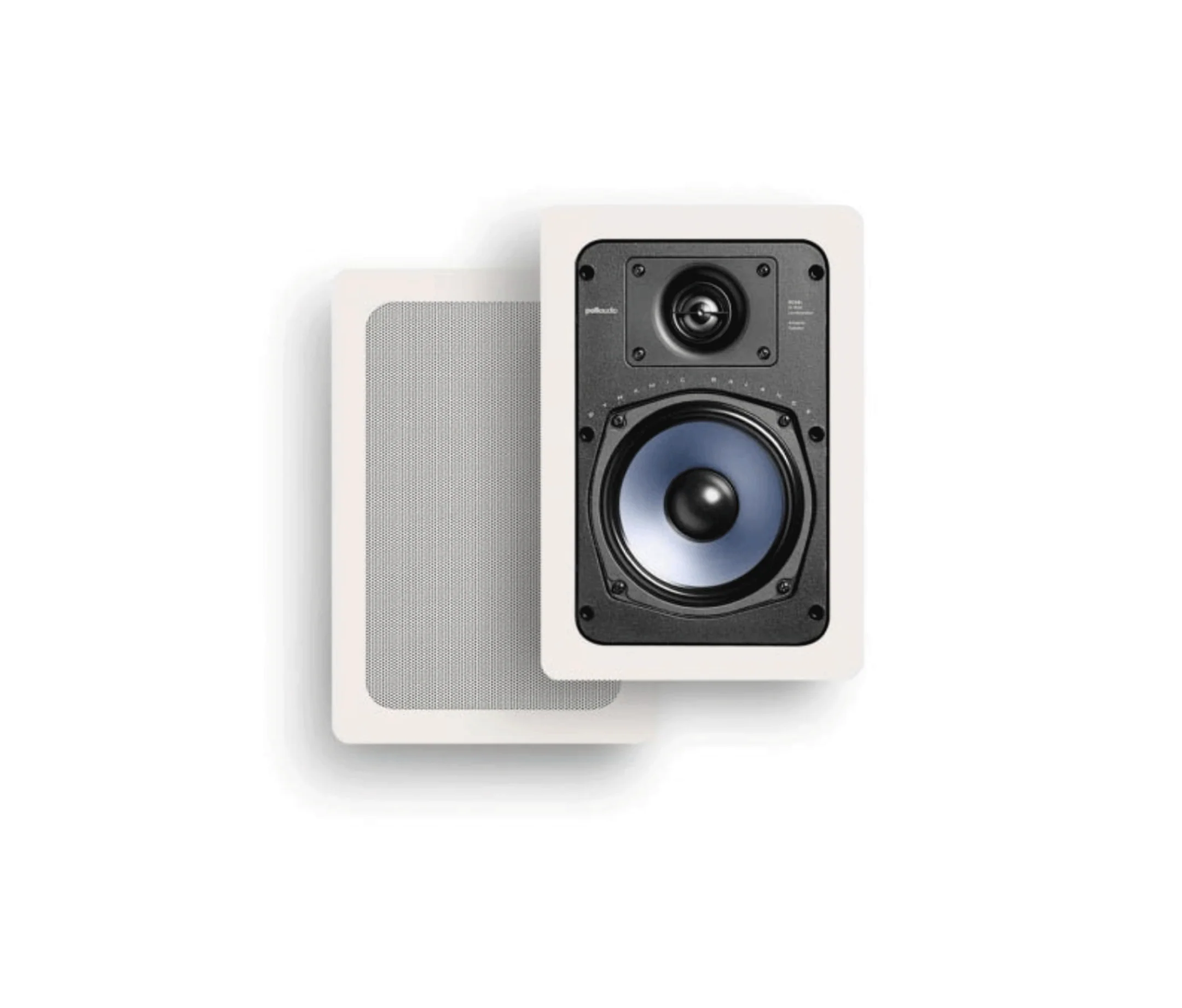 Polk RC55i High-Quality In-Wall Speakers Pair with 5.25inch Drivers White - Image 2