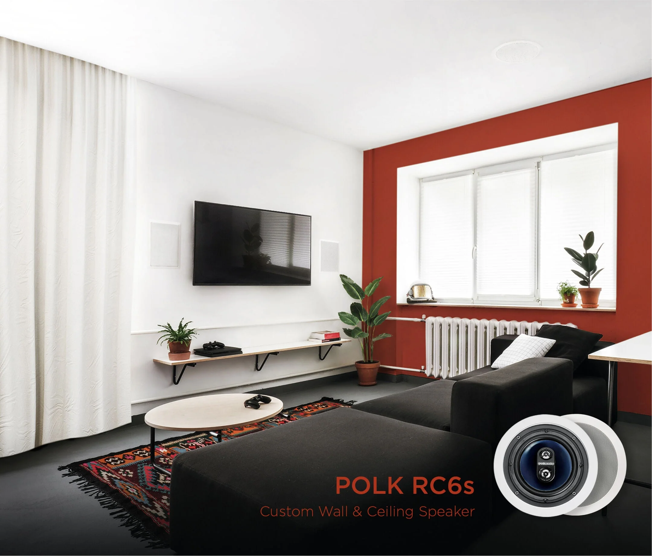 Polk RC6S High-Quality In-Ceiling Stereo Single Speaker with 6.5Inch Driver - Image 3