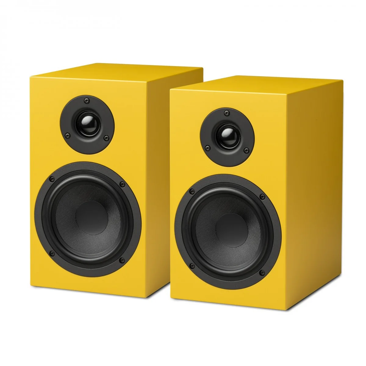 Pro-Ject Colourful Audio System 2 with Debut EVO 2 Turntable MaiA S3 Amplifier and Speaker Box 5 S2 Speakers - Satin Golden Yellow - Image 12