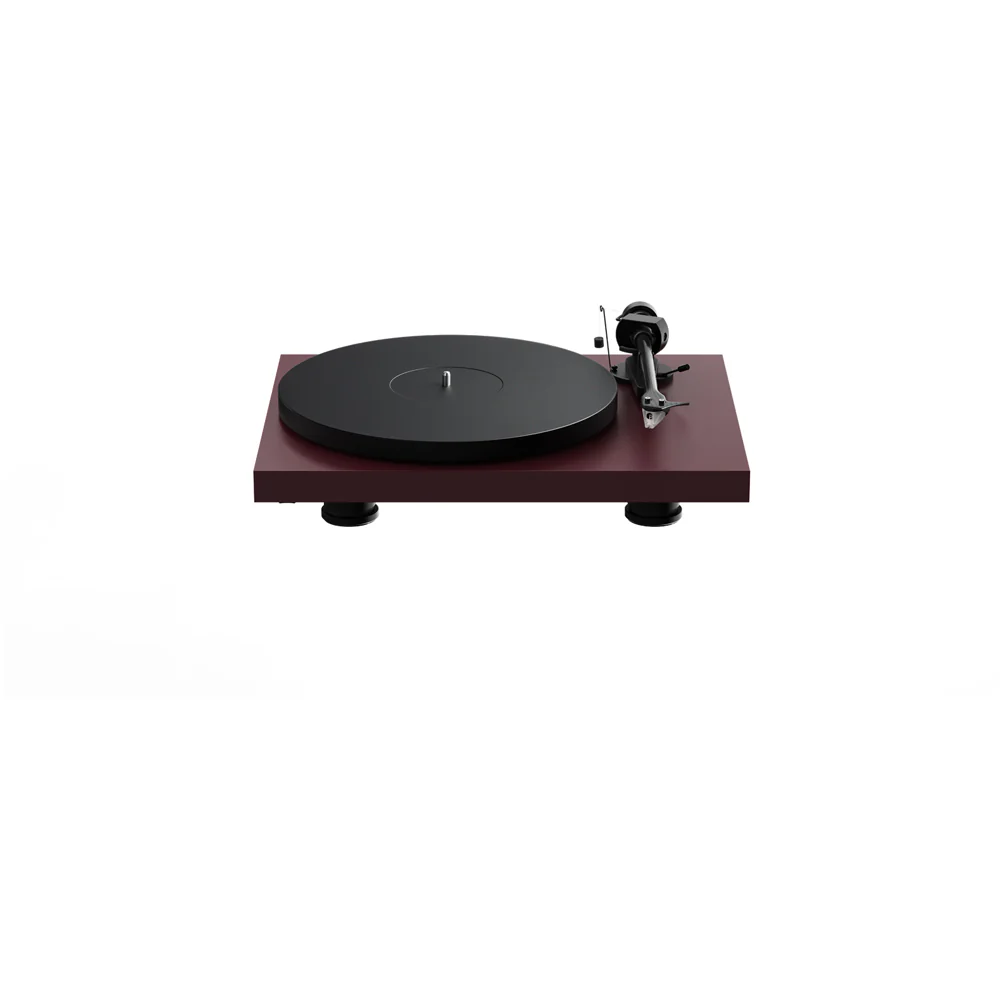 Pro-Ject Debut EVO 2 Turntable Satin Wine Red - Image 2
