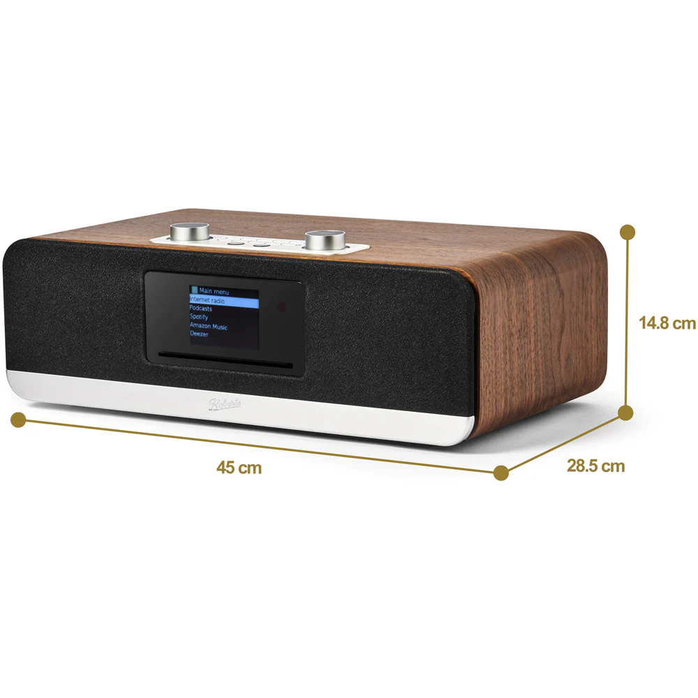 Pro-Ject Debut EVO 2 Turntable with Roberts Stream 67L All In One Smart Music System Walnut - Image 11