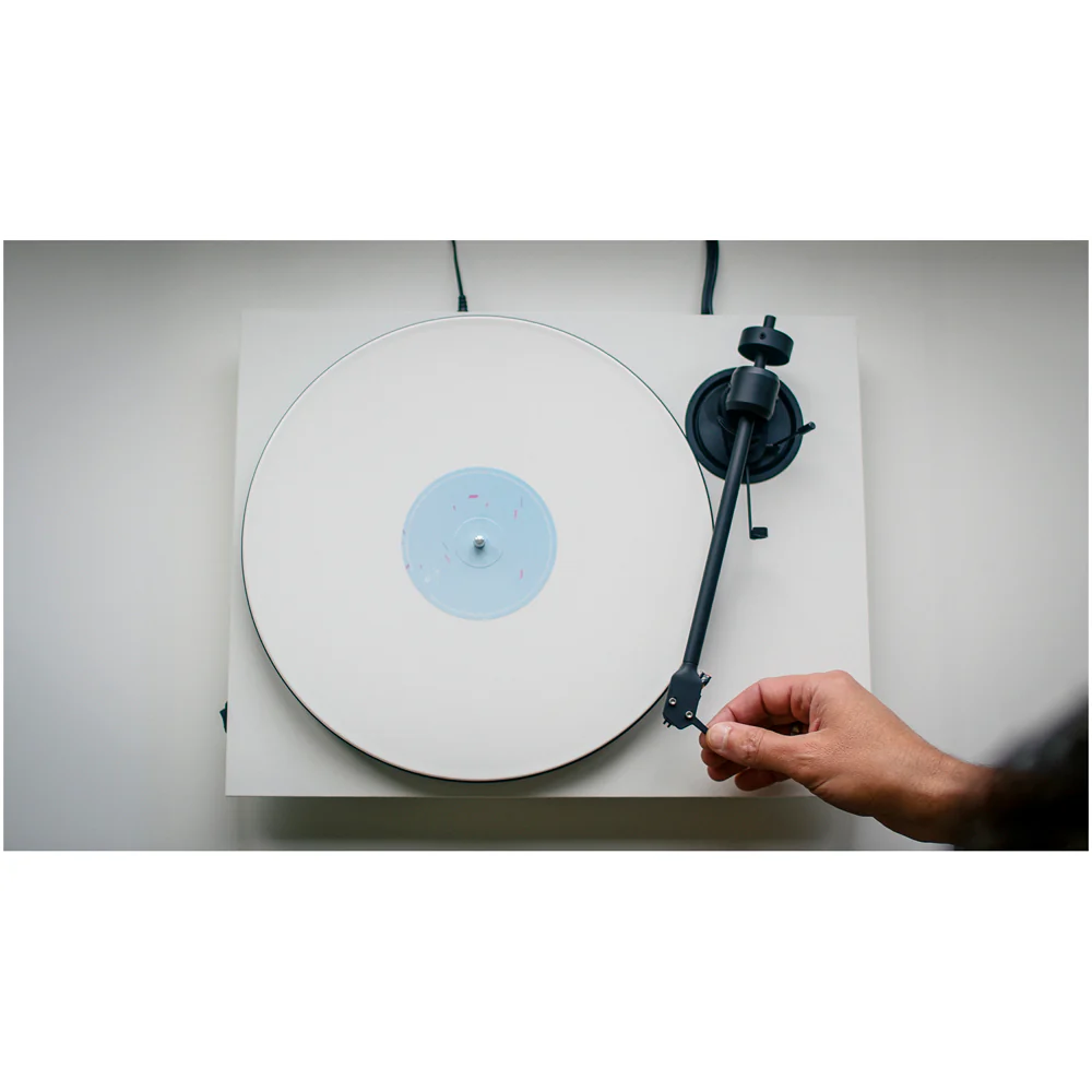 Pro-Ject E1.2 Plug and Play Audiophile Grade Manual Turntable White - Image 8