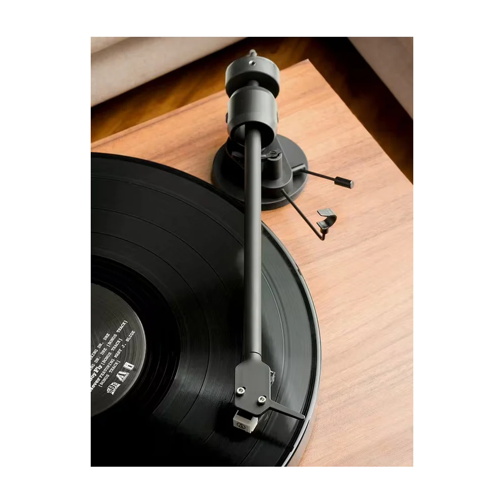 Pro-Ject E1 BT Bluetooth Belt Driven Turntable with Built-in Phono Preamp - Walnut - Image 3