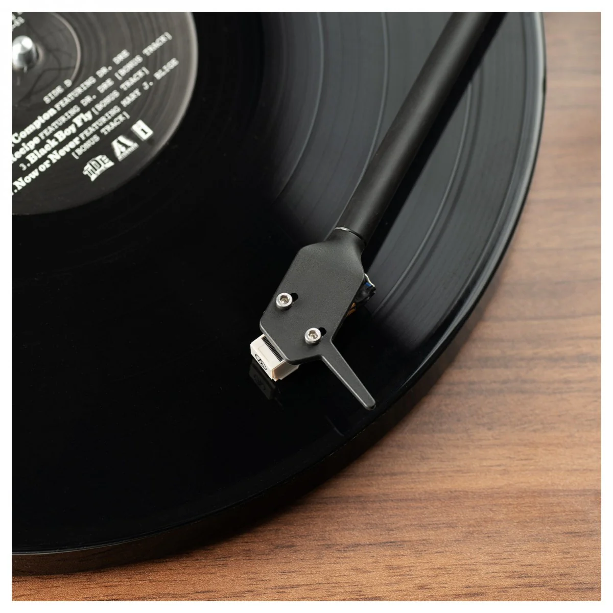 Pro-Ject E1 Phono Belt Driven Turntable with Built-in Phono Preamp - Walnut - Image 7