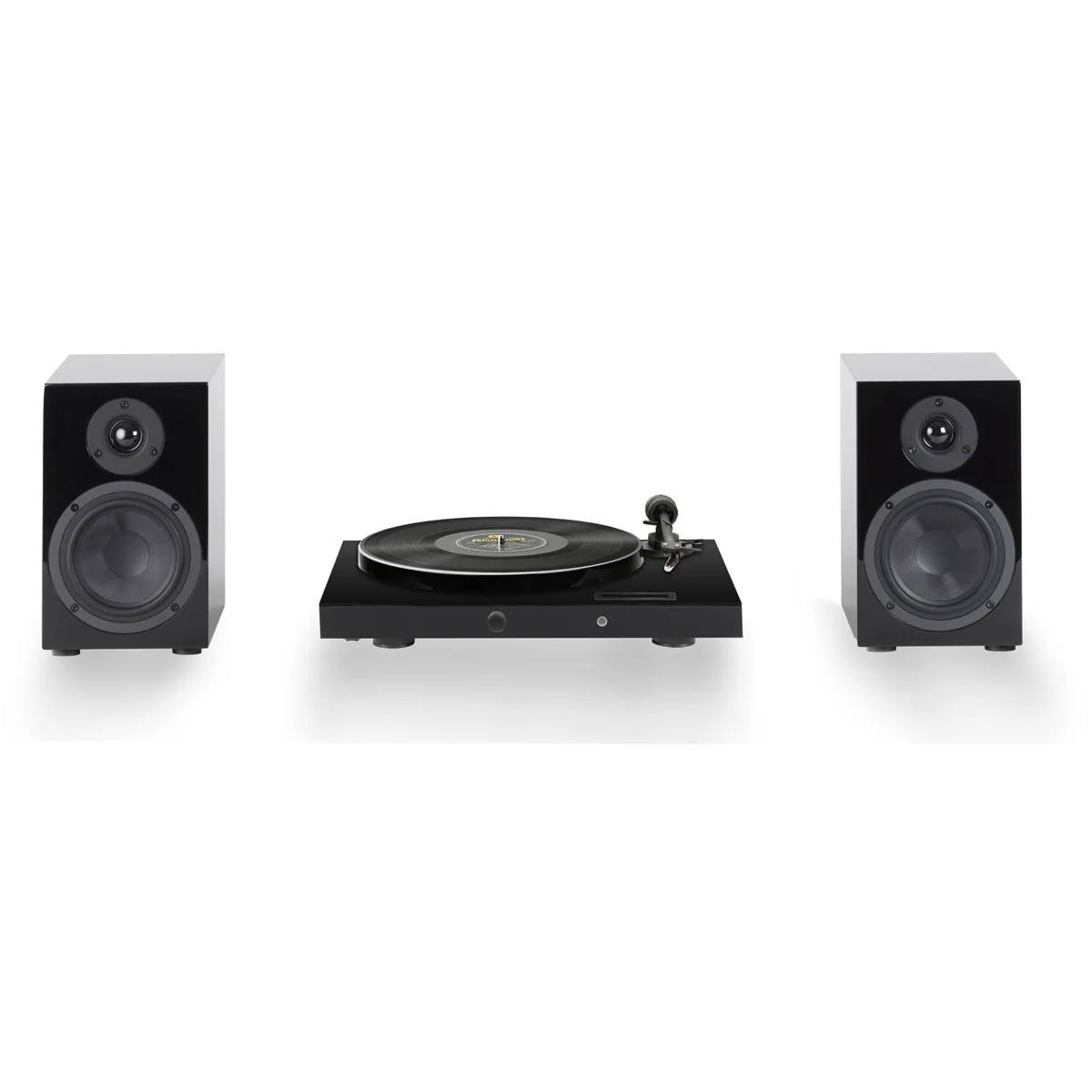 Pro-Ject Juke Box E1 Turntable Set with Speaker Box 5 Speakers Black - Image 5