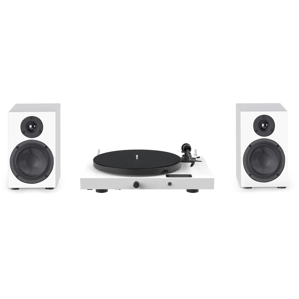 Pro-Ject Juke Box E1 Turntable Set with Speaker Box 5 Speakers White - Image 2