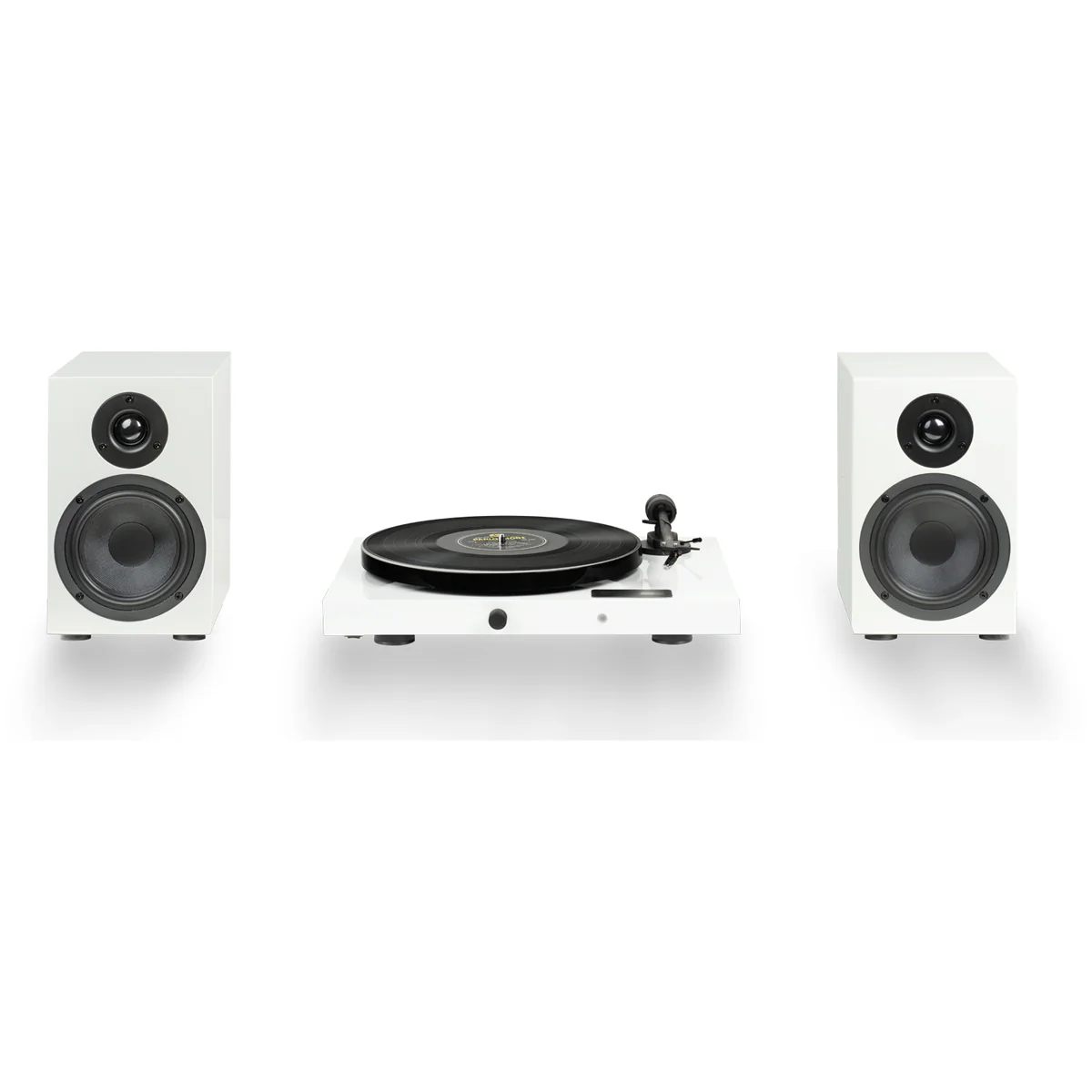 Pro-Ject Juke Box E1 Turntable Set with Speaker Box 5 Speakers White - Image 4