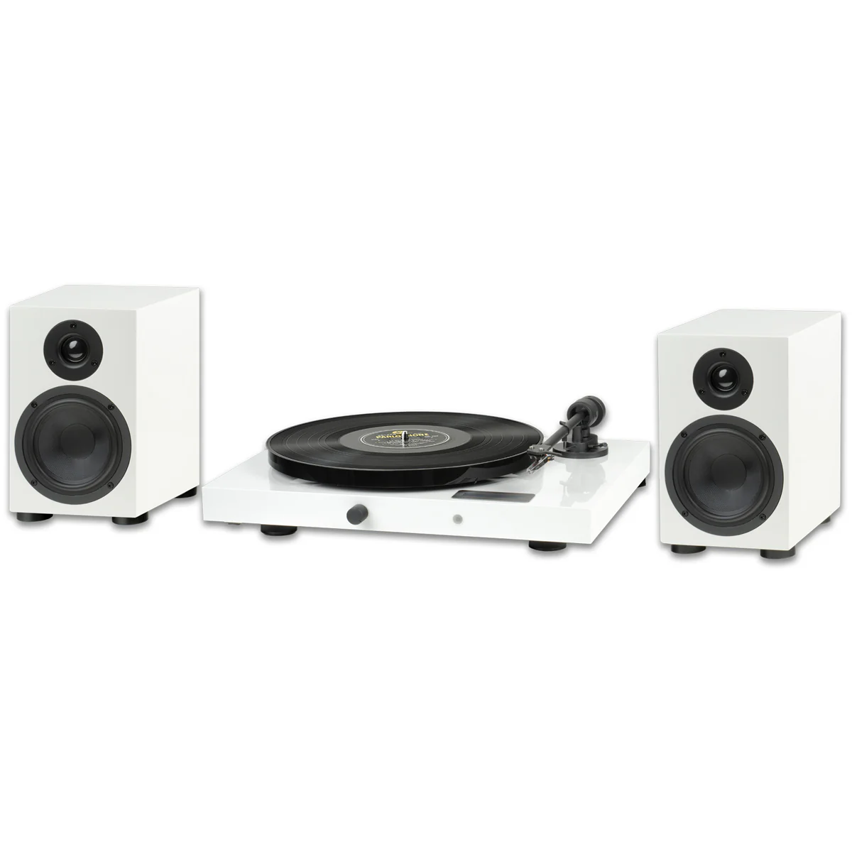 Pro-Ject Juke Box E1 Turntable Set with Speaker Box 5 Speakers White - Image 5