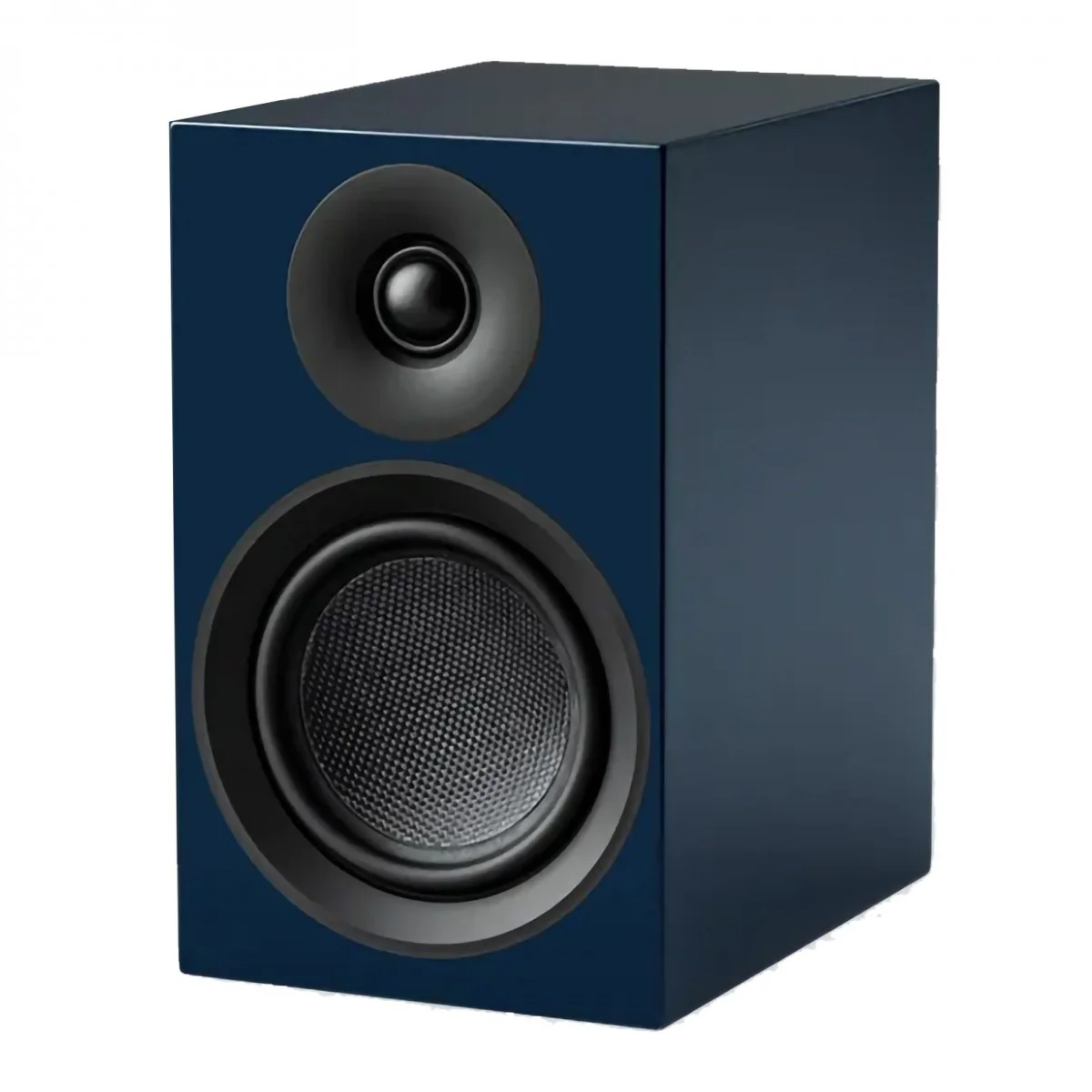 Pro-Ject Speaker Box 5 E Carbon Bookshelf Speakers Pair Satin Steel Blue - Image 2