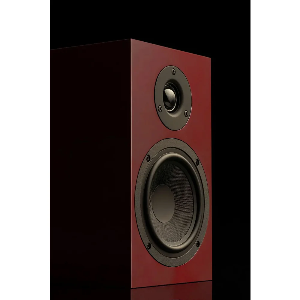 Pro-Ject Speaker Box 5 S2 Bookshelf Speakers Pair Satin Wine Red - Image 2