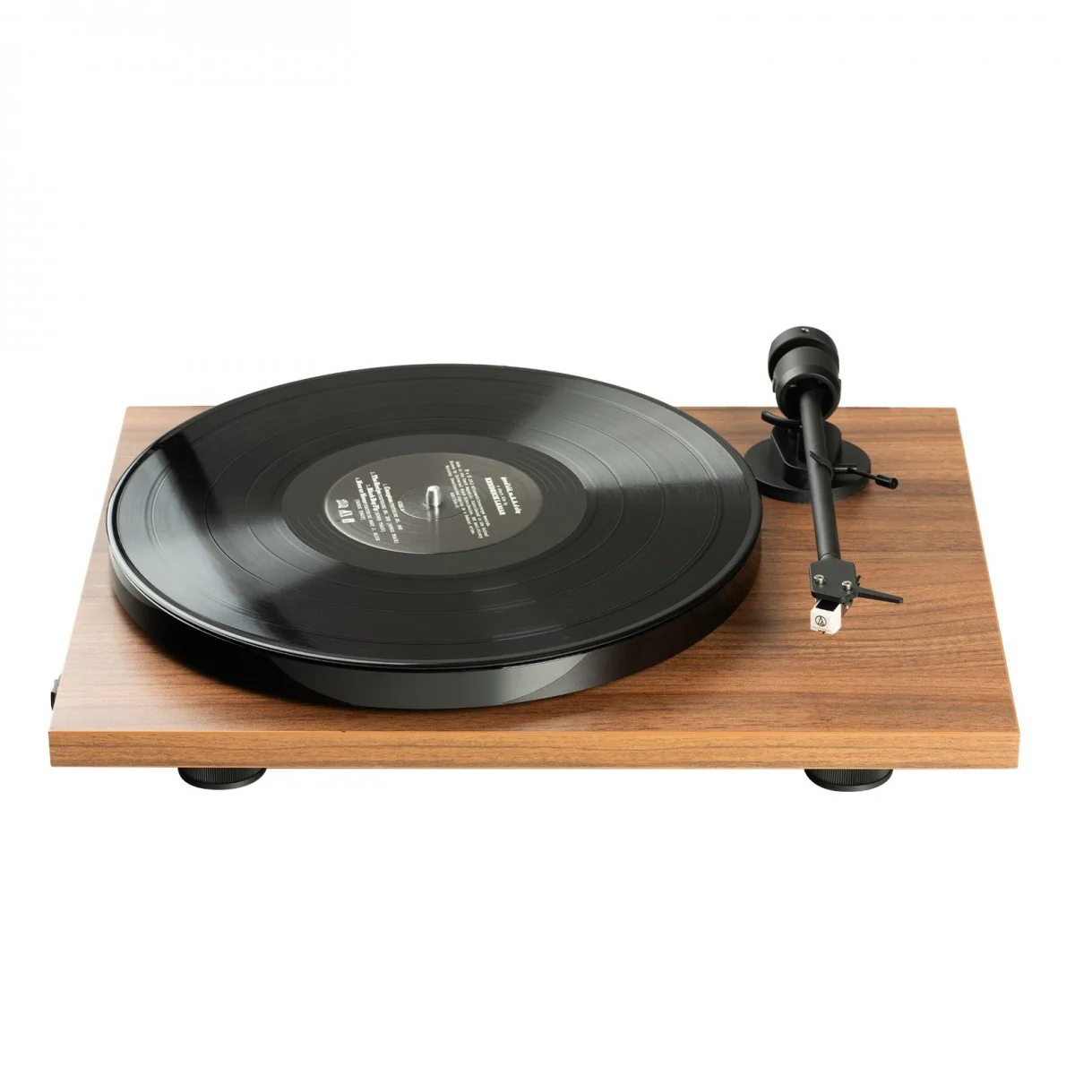 Pro-Ject Stereo Set E1 All-In-One Hi-Fi Set including E1 Turntable with Stereo Box E Integrated Amp and Speaker Box 5E Speakers - Walnut - Image 3