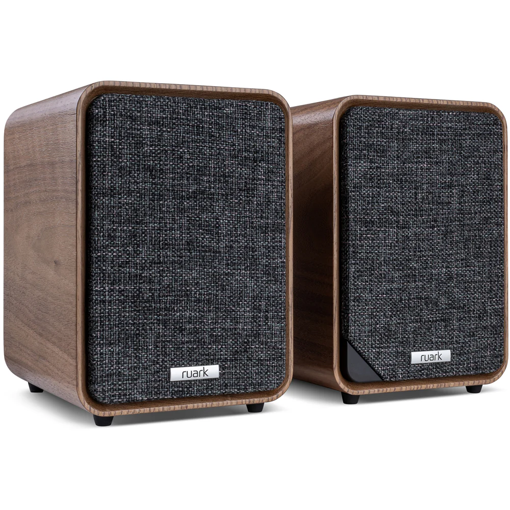 Pro-Ject T1 EVO Standard Turntable and Ruark MR1 MK3 Active Bluetooth Speakers with Built-in MM Phono Preamp Walnut - Image 11