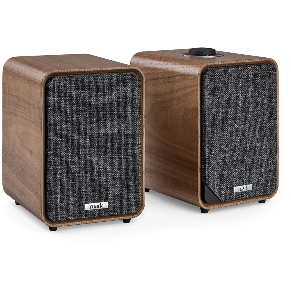 Pro-Ject T1 EVO Standard Turntable and Ruark MR1 MK3 Active Bluetooth Speakers with Built-in MM Phono Preamp Walnut - Image 3