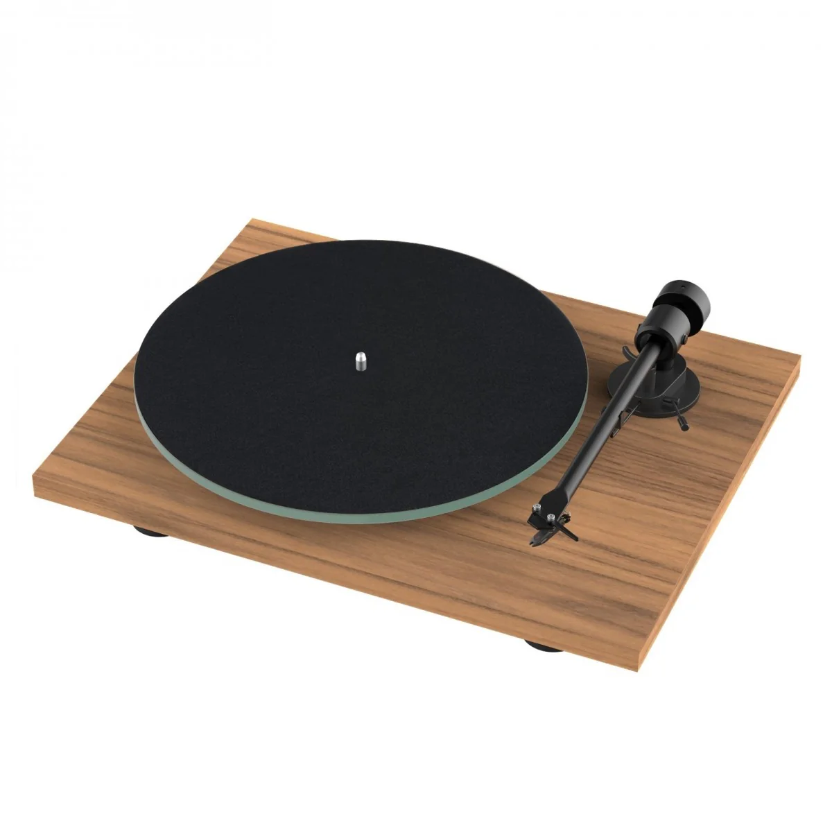 Pro-Ject T1 EVO Standard Turntable and Ruark MR1 MK3 Active Bluetooth Speakers with Built-in MM Phono Preamp Walnut - Image 7