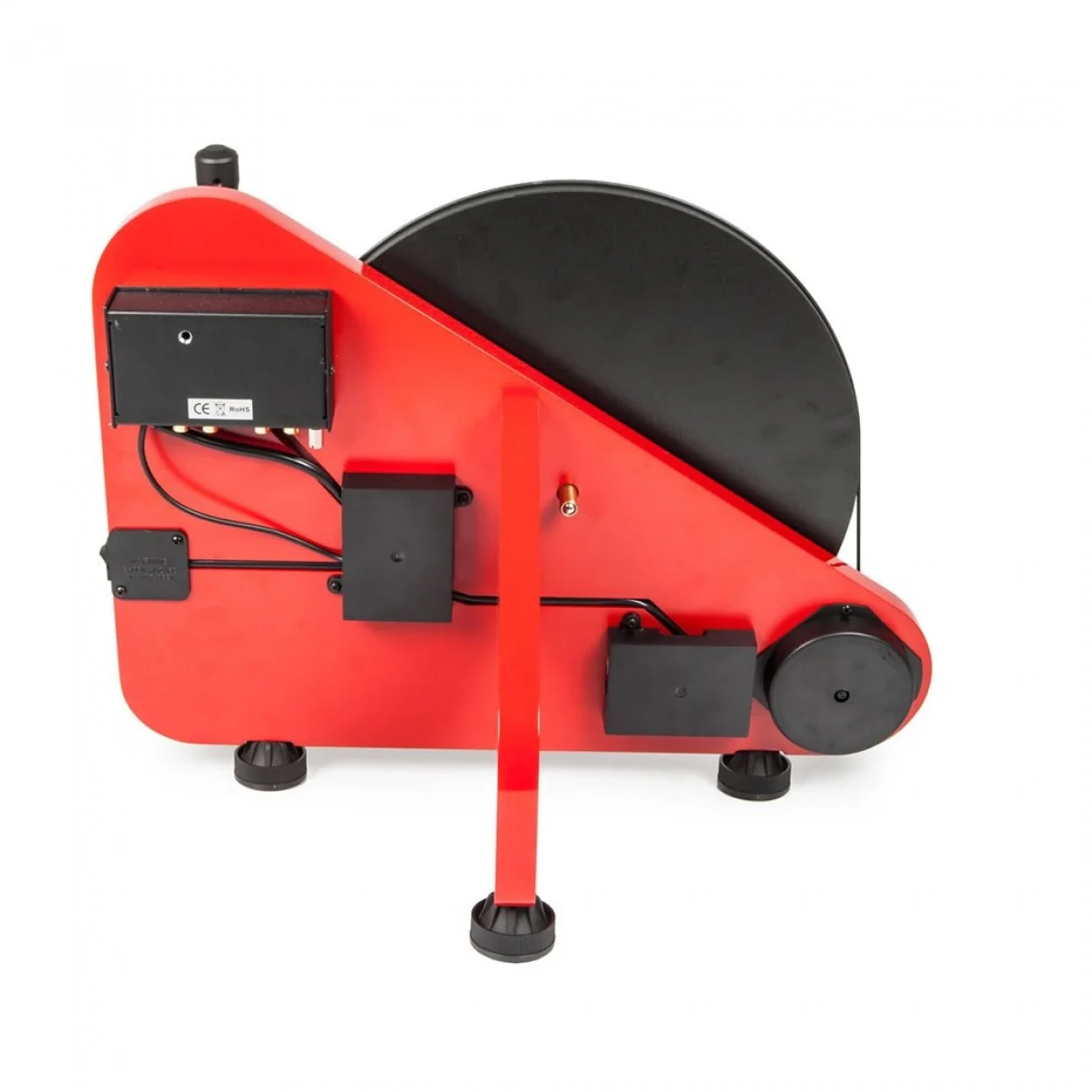 Pro-Ject VT-E BT R Wireless Plug & Play Vertical Bluetooth Turntable Red Gloss - Image 3