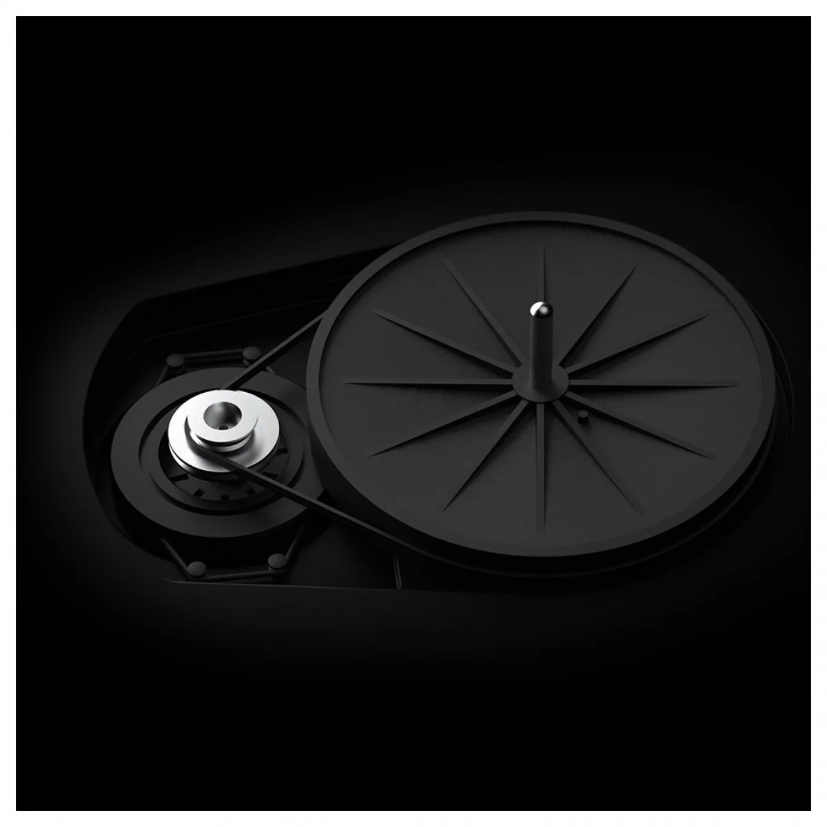 Pro-Ject X2 B Balanced Belt Driven Turntable - Piano Black - Image 4